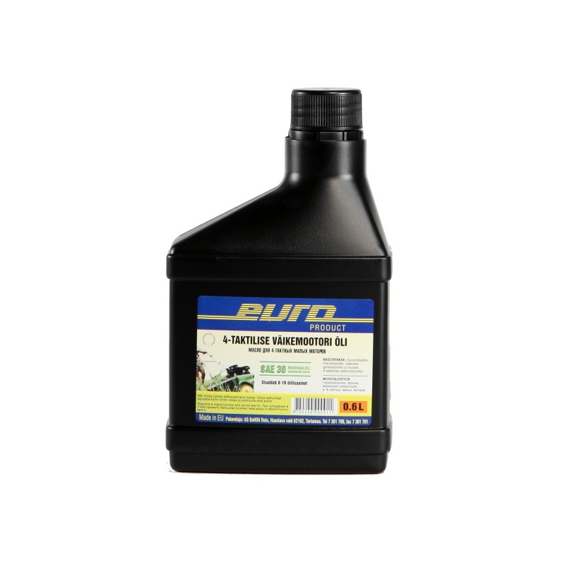 Euro 4-T Mootoriõli SAE30 0,6 L
