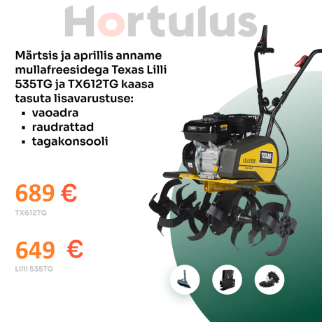 Texas Lilli 535TG, KOMPLEKT LISADEGA