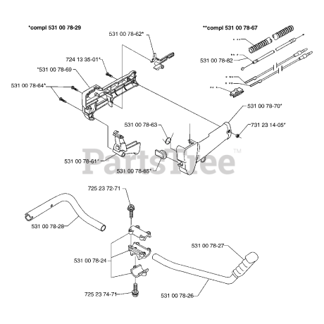 Gaasitross Husqvarna - 142R, 143R